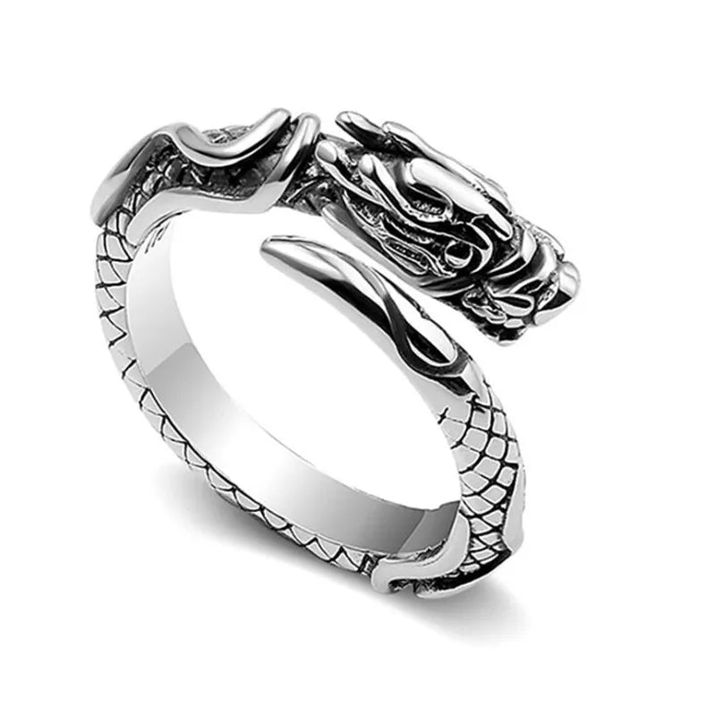 Dragon Prosperous 925 Sterling Silver Rings  R186